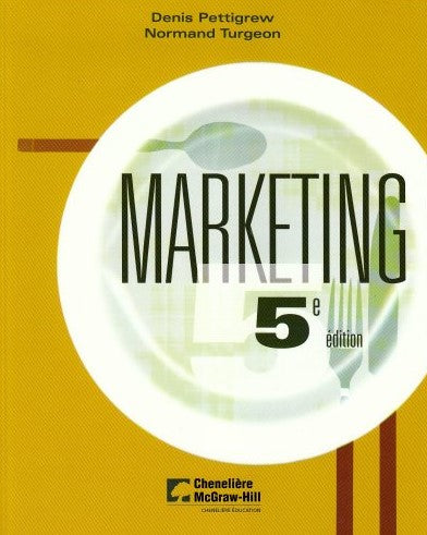 Livre Marketing (5e édition) - Denis Pettigrew (Livre d'occasion) - ISBN 2765102341