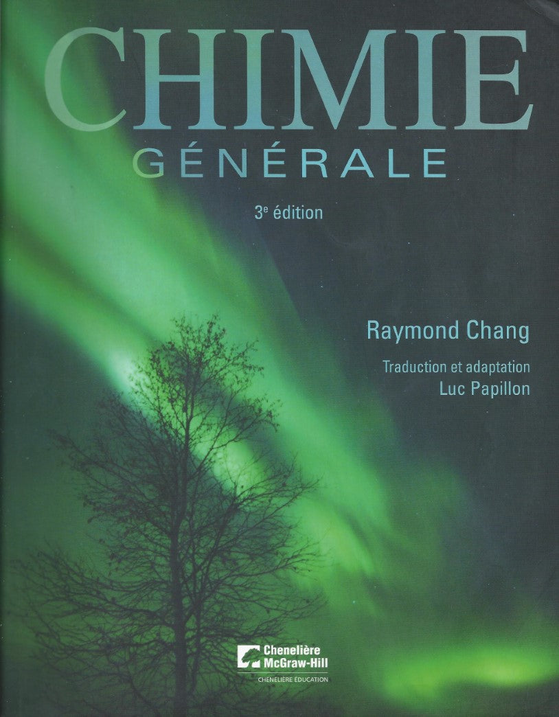 Chimie Générale (3e édition) - Raymond Chang