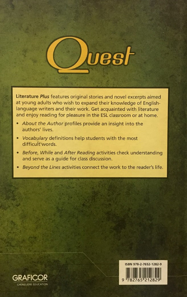 Livre Quest - Secondary Cycle Two (Year Three) - Collectif (Livre neuf) - ISBN 2765212821