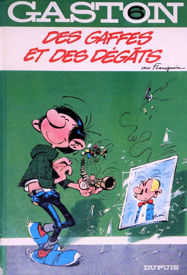 Livre ISBN 2800100885 Gaston Lagaffe # 6 : Des gaffes et des dégats (Franquin)