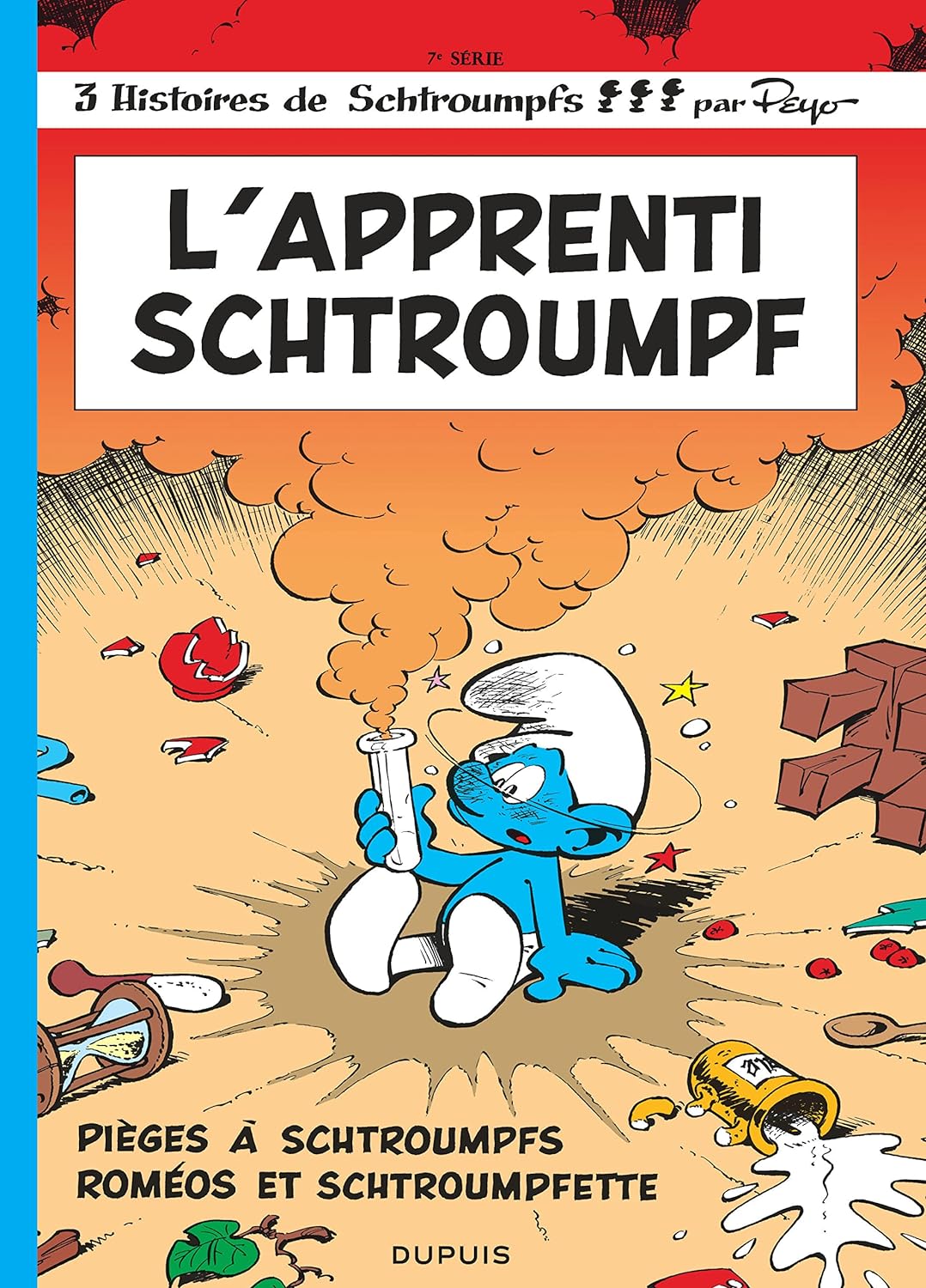 Livre L'apprenti Schtroumpf - Pièges à Schtroumpfette - Roméos et Schtroumpfette - Peyo (Livre d'...