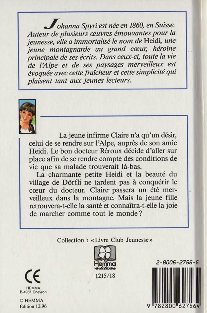 Heidi : La jeunesse d'Heidi