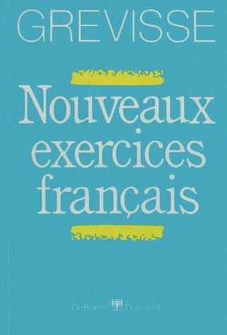 Livre Nouveaux exercices français - Maurice Grévisse (Livre d'occasion) - ISBN 280110115X