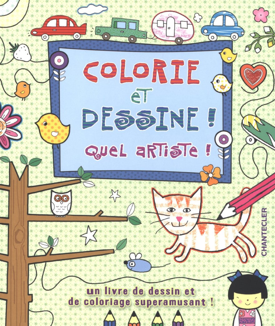 Livre Colorie et dessine! Quel artiste ! - Anita Engelen (Livre neuf) - ISBN 2803453592