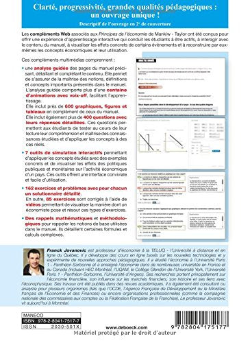 Livre Principe de l'économie - Gregory N. Mankiw (Livre d'occasion) - ISBN 2804175170
