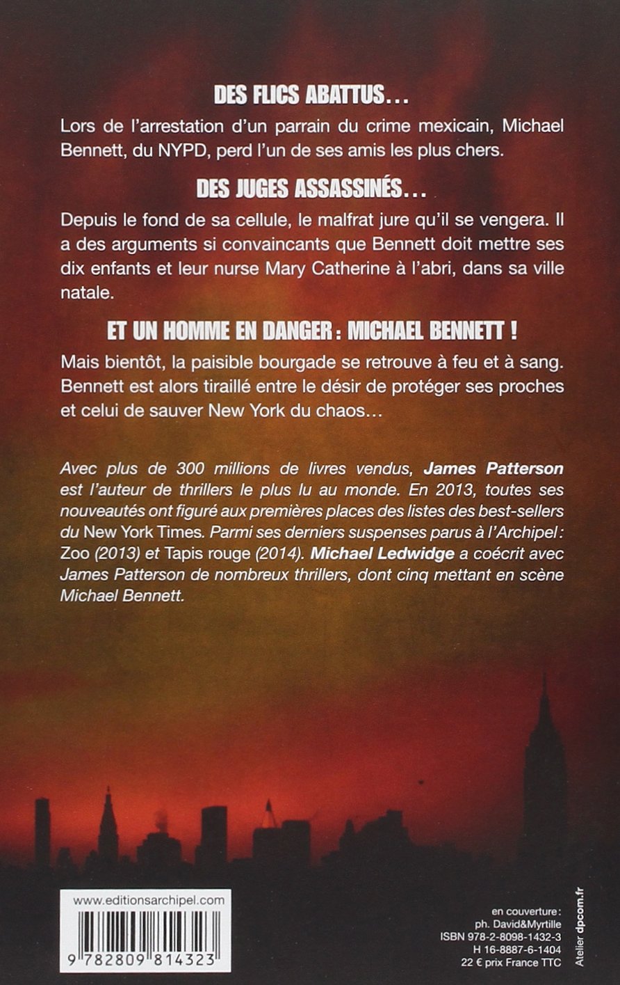Livre Moi, Michael Bennett - James Patterson (Livre d'occasion) - ISBN 2809814325