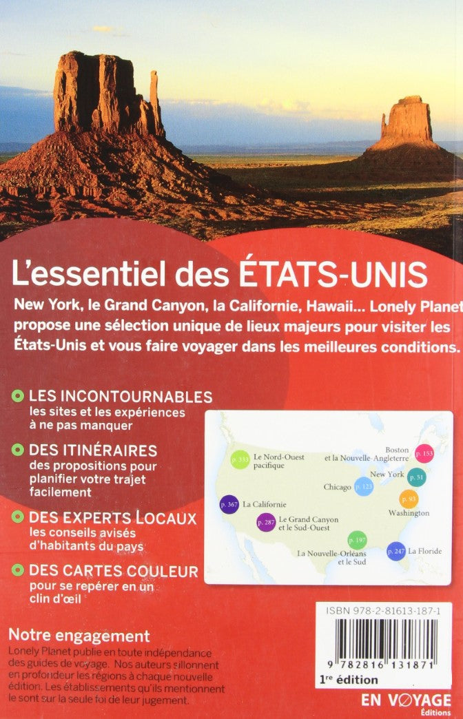 Livre L'essentiel des États-Unis : pour découvrir le meilleur des États-Unis - Collectif (Livre d...