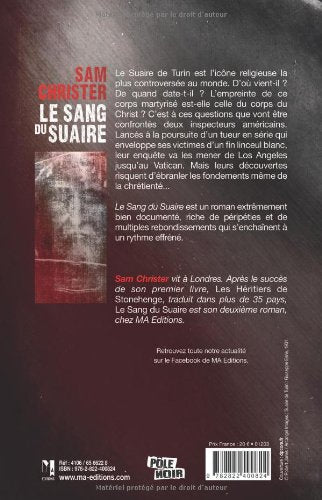 Livre Le sang du suaire - Sam Christer (Livre d'occasion) - ISBN 2822400822