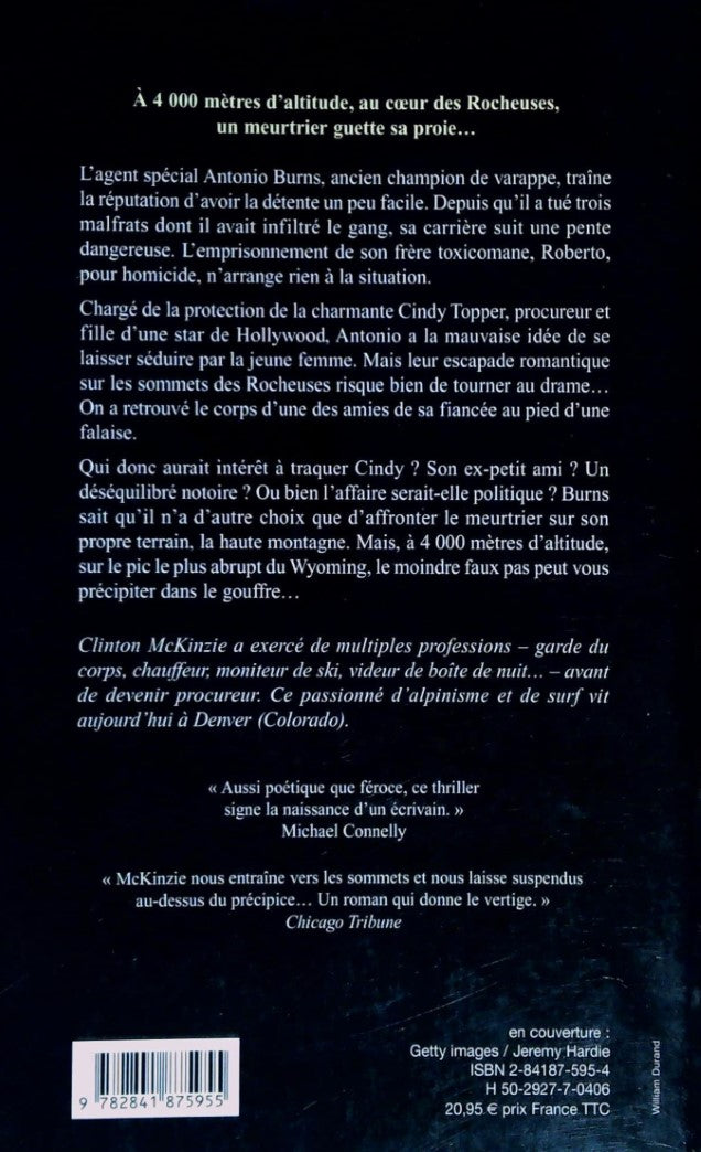 Livre Au-dessus du gouffre (Clinton McKinzie) (Livre d'occasion) - ISBN 2841875954