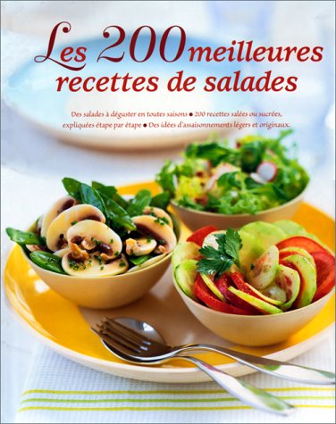 Livre 200 meilleures recettes de salades - Steven Wheeler (Livre d'occasion) - ISBN 2841981487