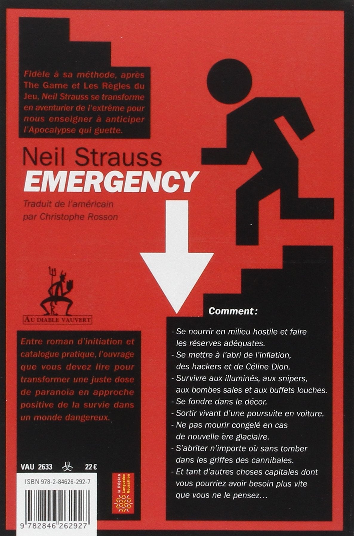 Livre Emergency : Ce livre peut vous sauver la vie - Neil Strauss (Livre d'occasion) - ISBN 28462...