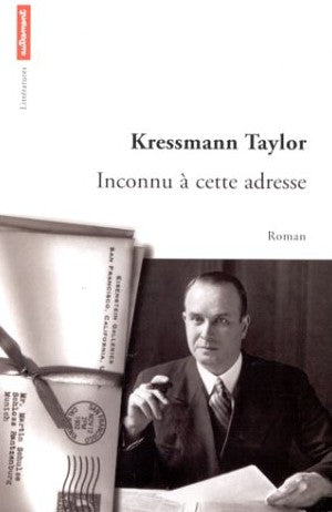 Livre Inconnu à cette adresse (Kressmann Taylor) (Livre neuf) - ISBN 2862609110