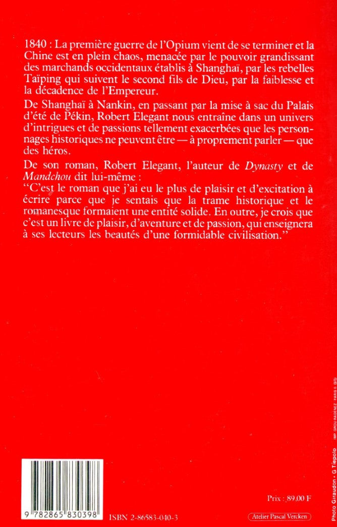 Livre Mandarin - Robert Elegant (Livre d'occasion) - ISBN 286583039X