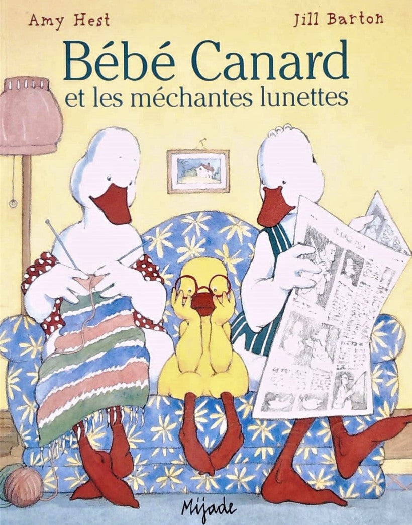 Livre Bébé canard et les méchantes lunettes - Amy Hest (Livre d'occasion) - ISBN 2871422079