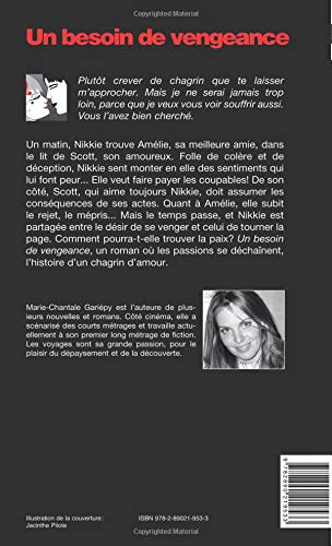 Livre Un besoin de vengeance - Marie-Chantale Gariepy (Livre neuf) - ISBN 2890219534
