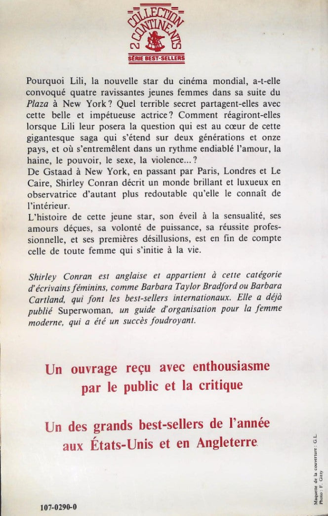 Livre Nuits secrètes - Shirley Conrad (Livre d'occasion) - ISBN 2890371689