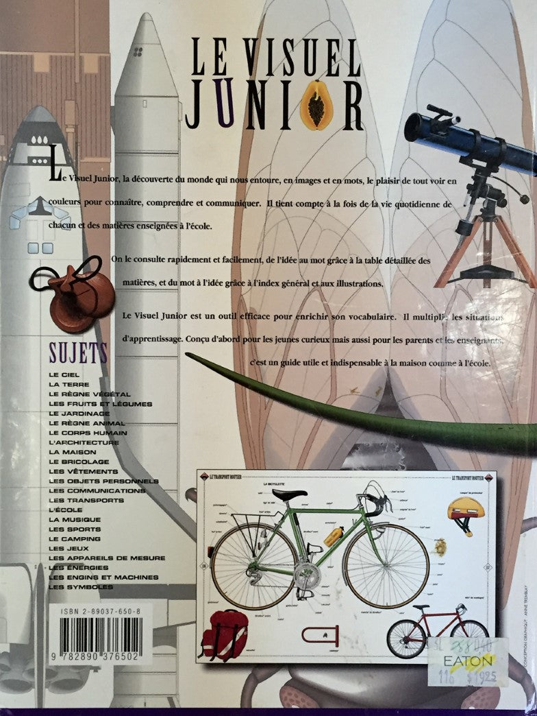 Livre Le visuel junior - Collectif (Livre d'occasion) - ISBN 2890376508
