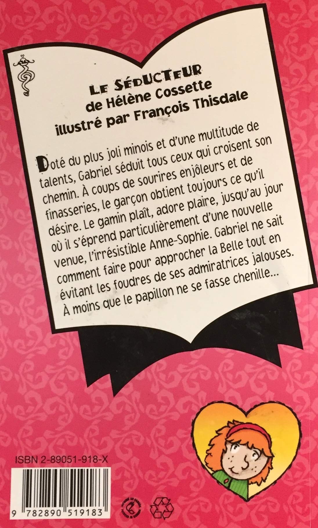 Livre Le séducteur - Hélène Cossette (Livre d'occasion) - ISBN 289051918X