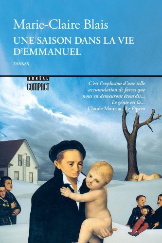 Livre Une saison dans la vie d'Emmanuel - Marie-Claire Blais (Livre d'occasion) - ISBN 2890523667