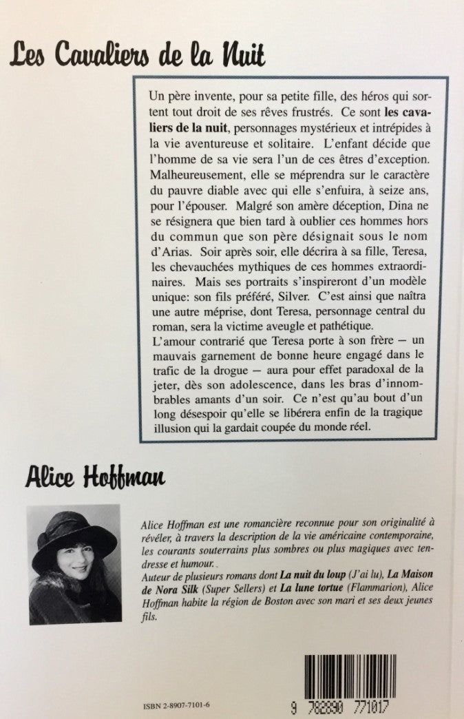 Livre Les cavaliers de la nuit - Alice Hoffman (Livre d'occasion) - ISBN 2890771016