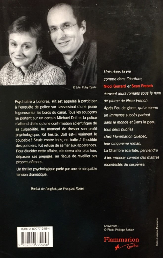 Livre La chambre écarlate (Nicci French) (Livre d'occasion) - ISBN 2890772454