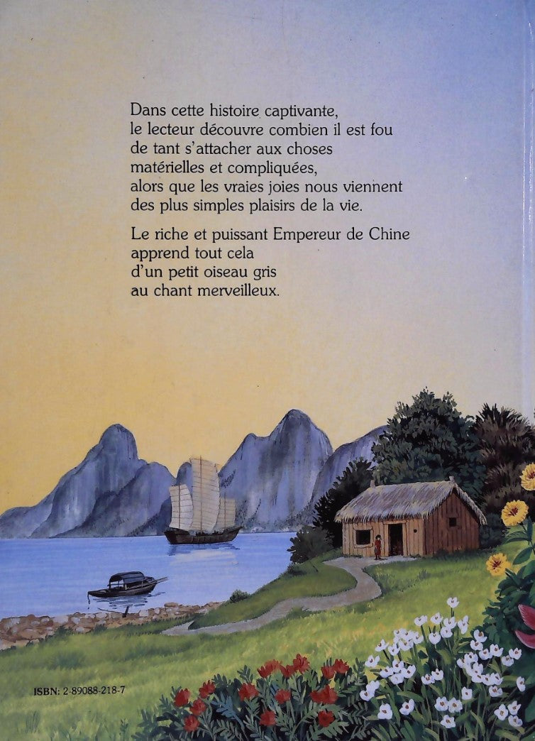 Livre Le rossignol - Hans Christian Andersen (Livre d'occasion) - ISBN 2890882187