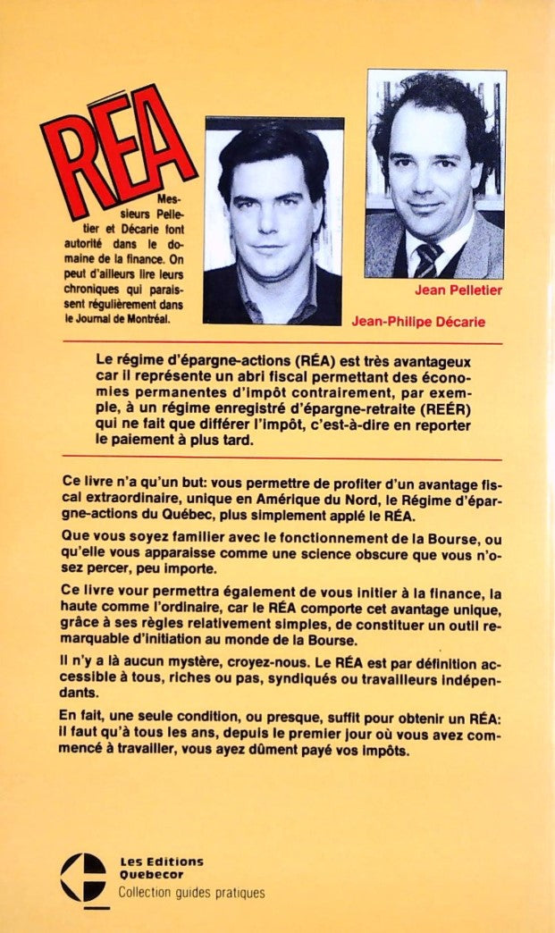 Livre Réa - Jean Pelletier (Livre d'occasion) - ISBN 2890893731