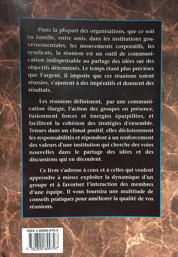 Livre Comment réussir ses réunions - Jean Acton (Livre d'occasion) - ISBN 2890899799