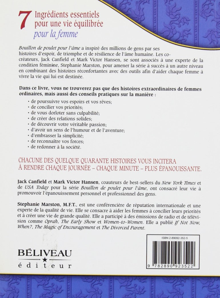 Livre 7 ingrédients essentiels pour une vie équilibrée : Pour la femme - Stéphanie Marston (Livre...