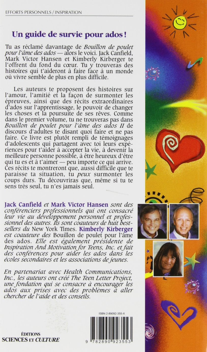 B.D.P. : Bouillon de poulet pour l'âme des Ados II (Jack Canfield)