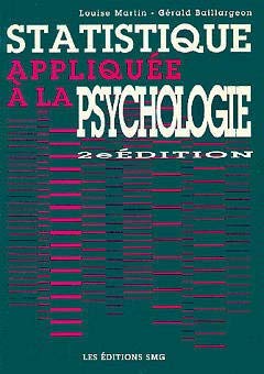 Livre Statistique appliquée à la psychologie (2e édition) (Livre neuf) - ISBN 2890940349