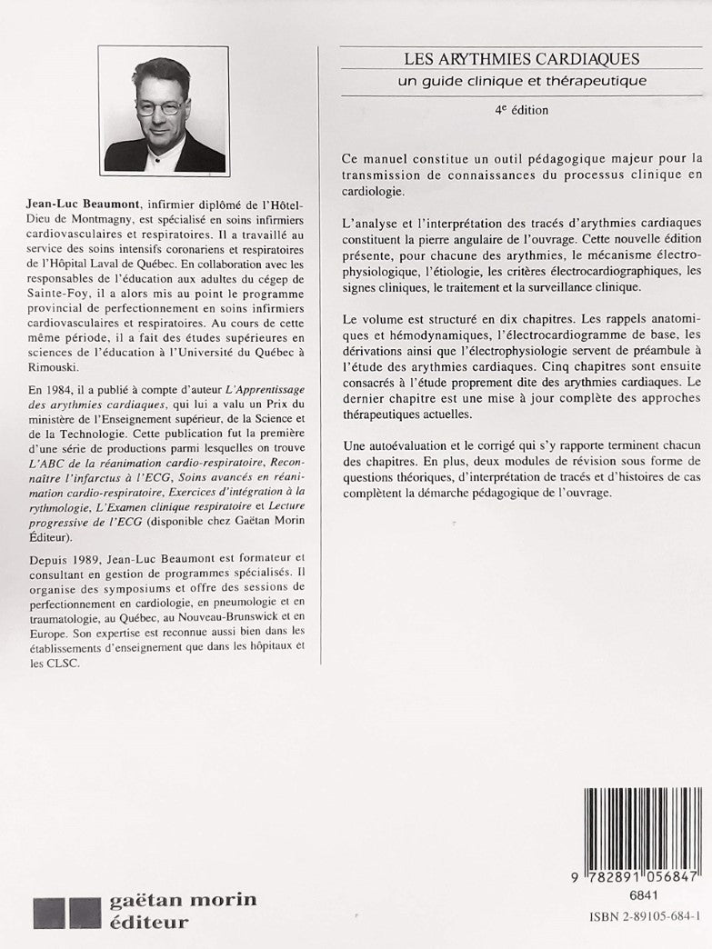 Livre Les arythmies cardiaques: Un guide clinique et thérapeutique - Jean-Luc Beaumont (Livre d'o...