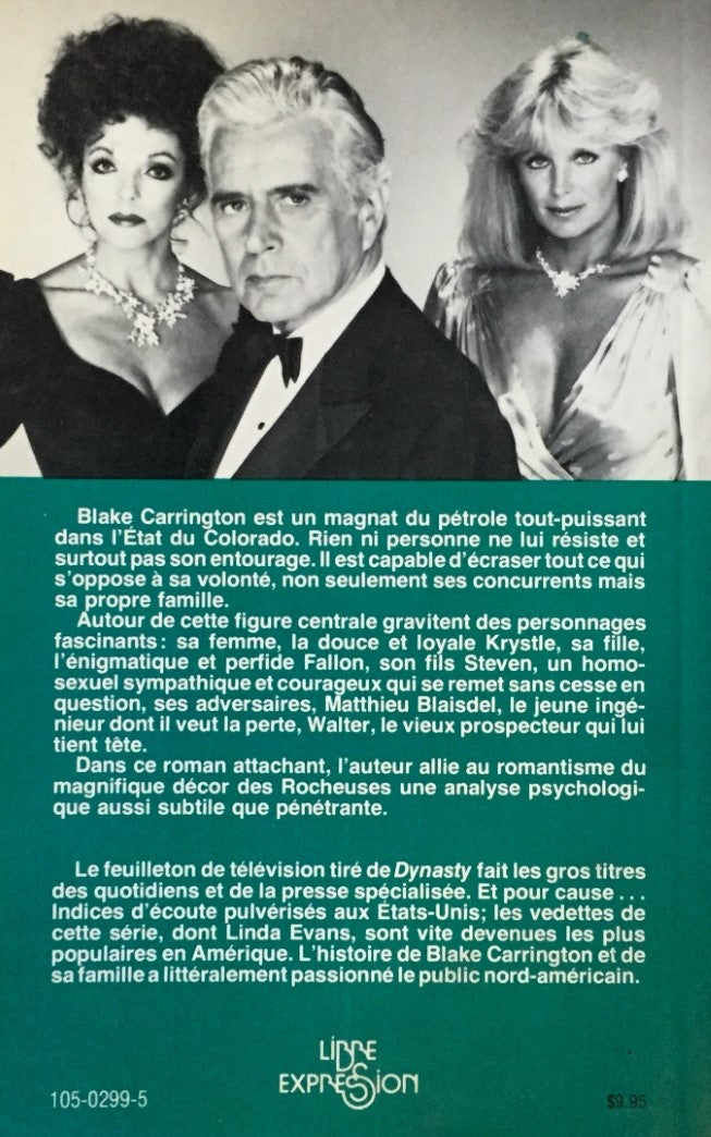 Livre Dynastie - Eileen Lottman (Livre d'occasion) - ISBN 2891111575