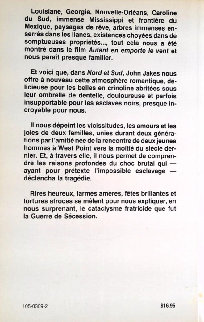 Livre Nord et Sud - John Jakes (Livre d'occasion) - ISBN 2891111664