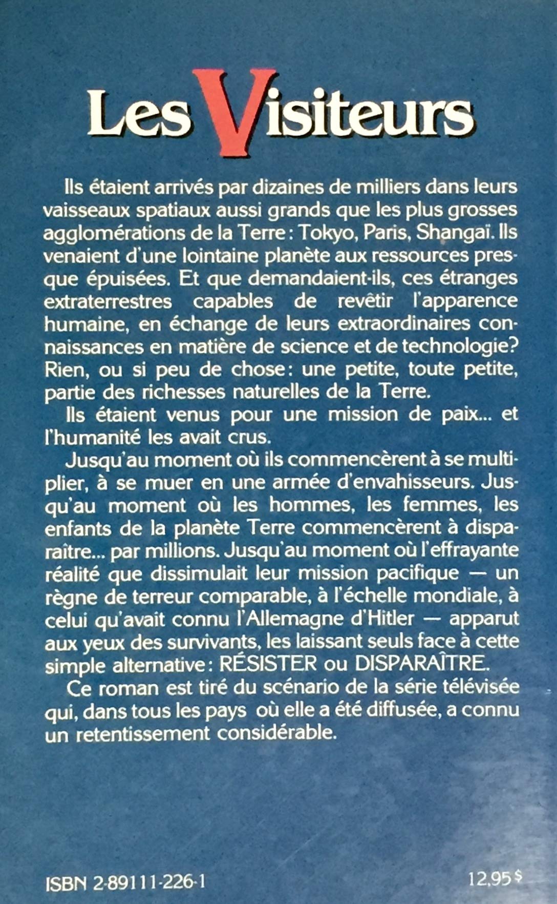 Livre Les Visiteurs - A.C. Crispin (Livre d'occasion) - ISBN 2891112261