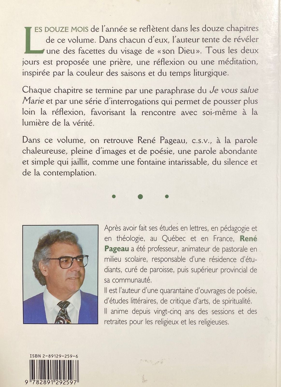 Un pas de plus avec mon Dieu (René Pageau)