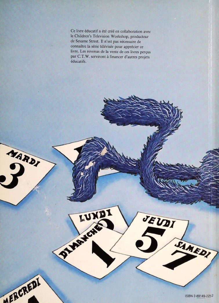 Livre Club du Livre Rue Sésame : C'est quand samedi? (Deborah Kovacs) (Livre d'occasion) - ISBN...