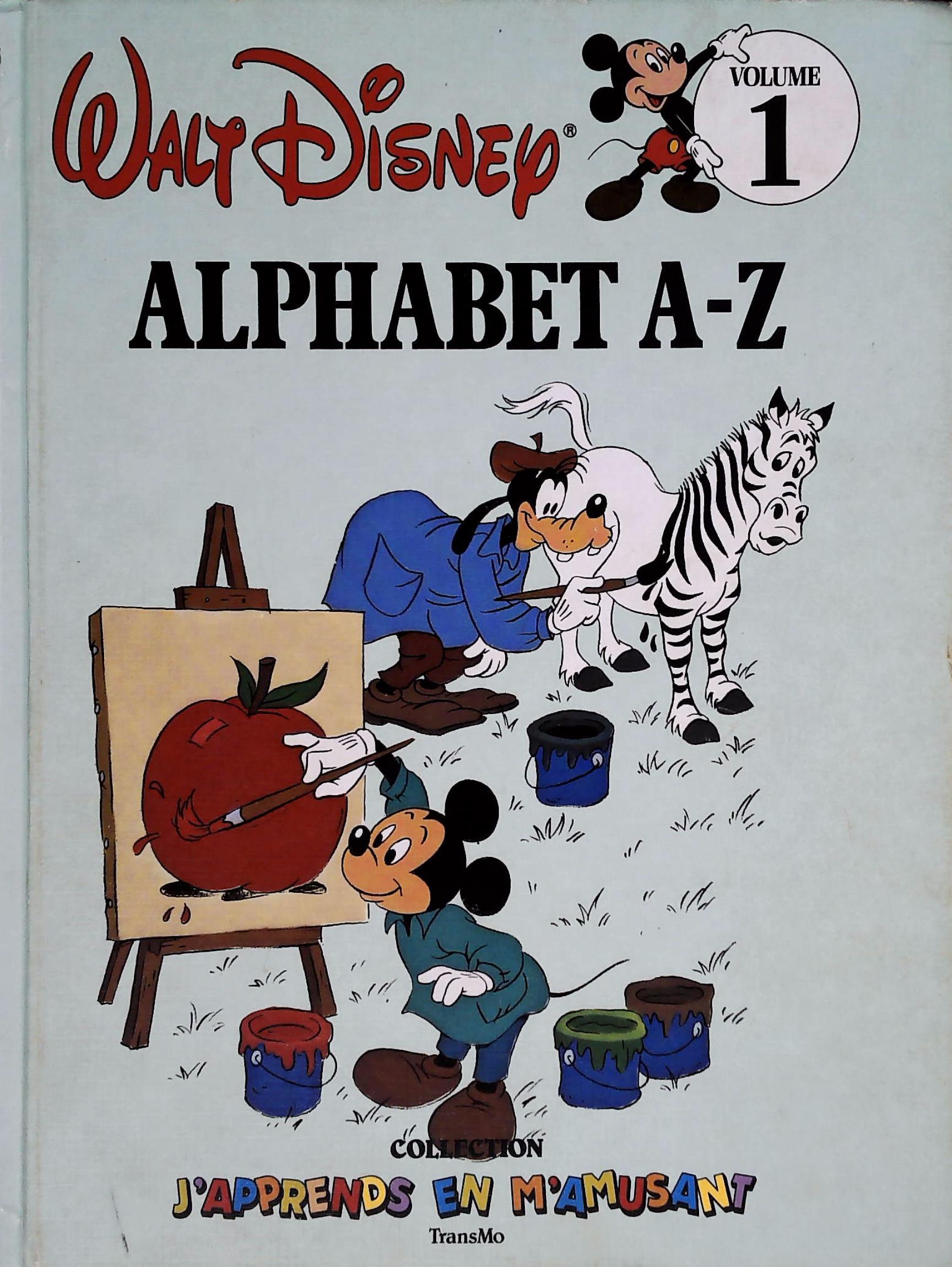 Livre J'apprends en m'amusant # 1 : Alphabet A-Z (Walt Disney) (Livre d'occasion) - ISBN 2892050197