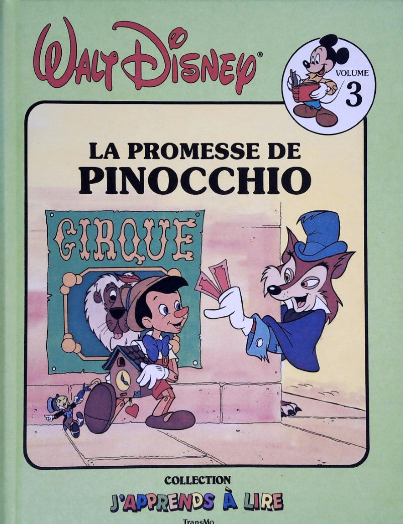 Livre La promesse de Pinocchio - Walt Disney (Livre d'occasion) - ISBN 289205351X