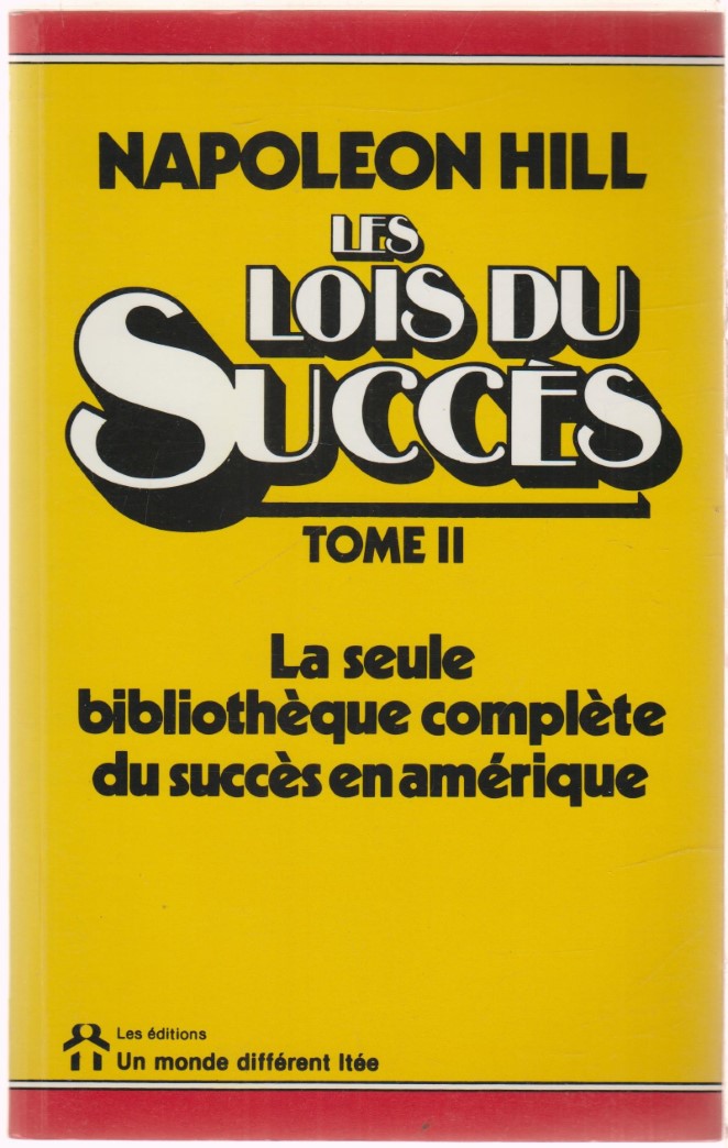 Livre Les lois du succès (Napoleon Hill) (Livre d'occasion) - ISBN 2892250625