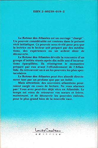 Livre Le retour des Atlantes (Livre d'occasion) - ISBN 2892390192