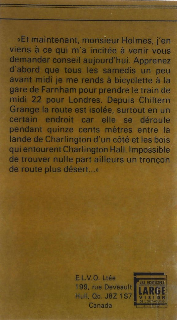 La cycliste solitaire (Conan Doyle)