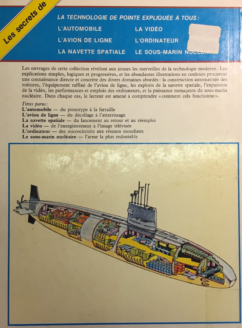 Livre Les secrets du sous-marin nucléaire - Mike Rossiter (Livre d'occasion) - ISBN 2892490596
