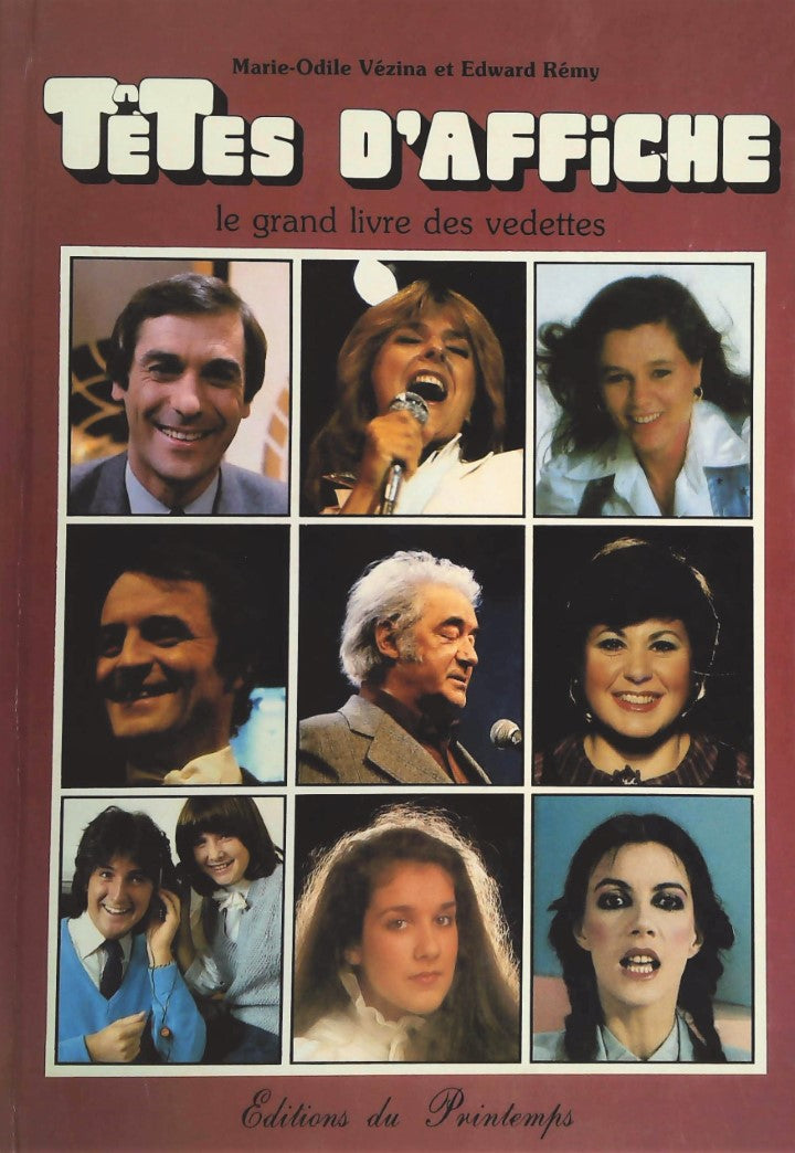 Livre Têtes d'affiche : Le grand livre des vedettes - Marie-Odile Vézina (Livre d'occasion) - ISB...