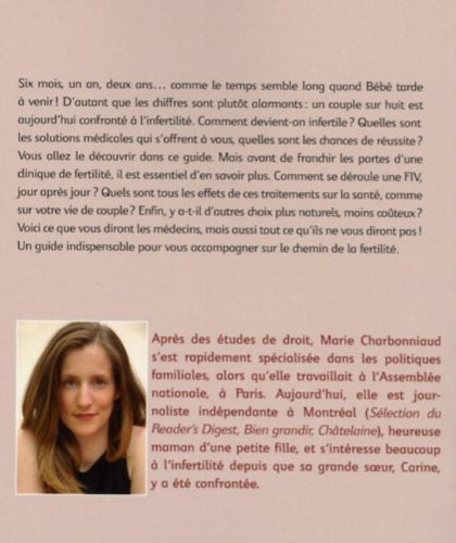 Livre Infertilité: Quand bébé tarde à venir - Marie Charbonniaud (Livre d'occasion) - ISBN 289381...