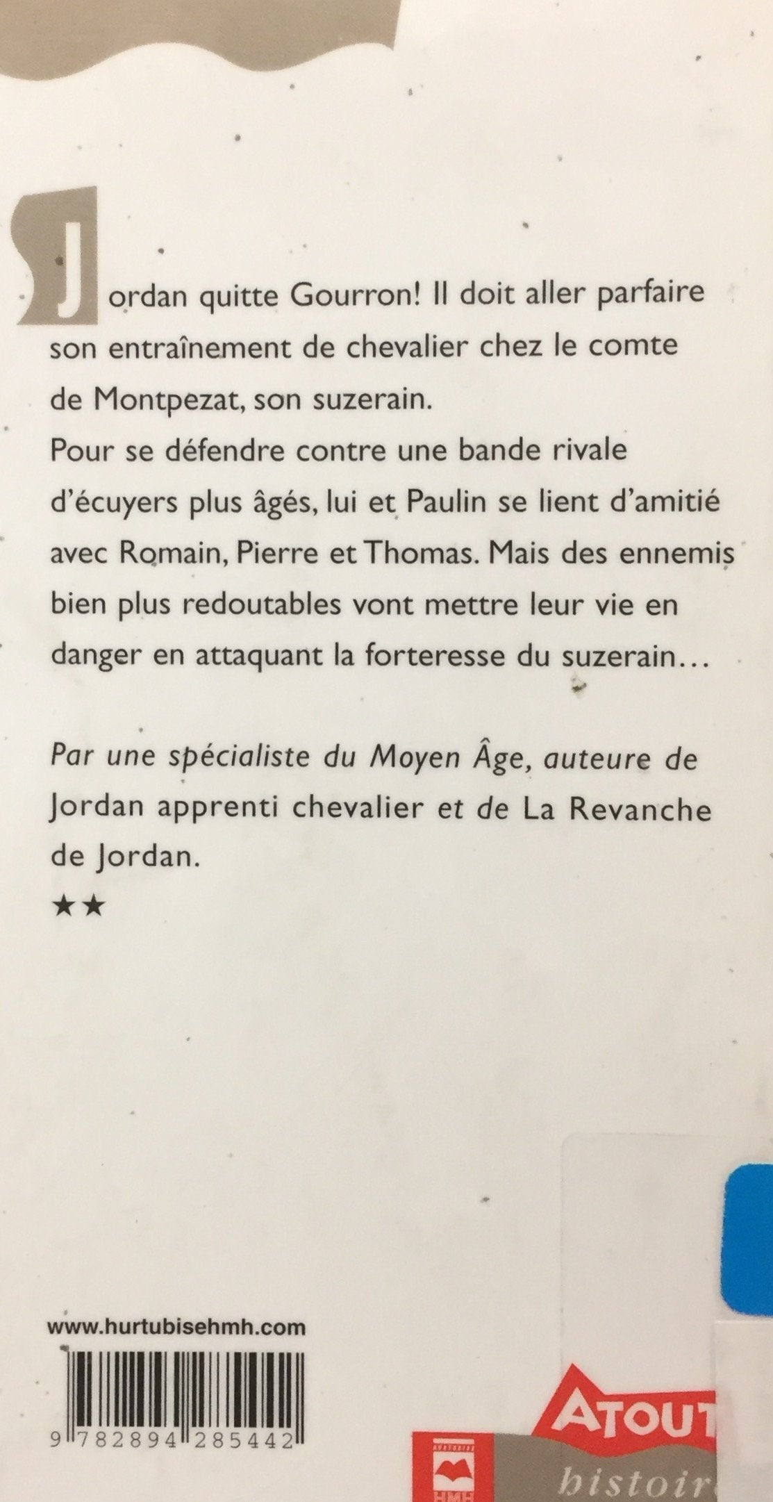 Livre Jordan et la forteresse assiégée - Maryse Rouy (Livre d'occasion) - ISBN 2894285442