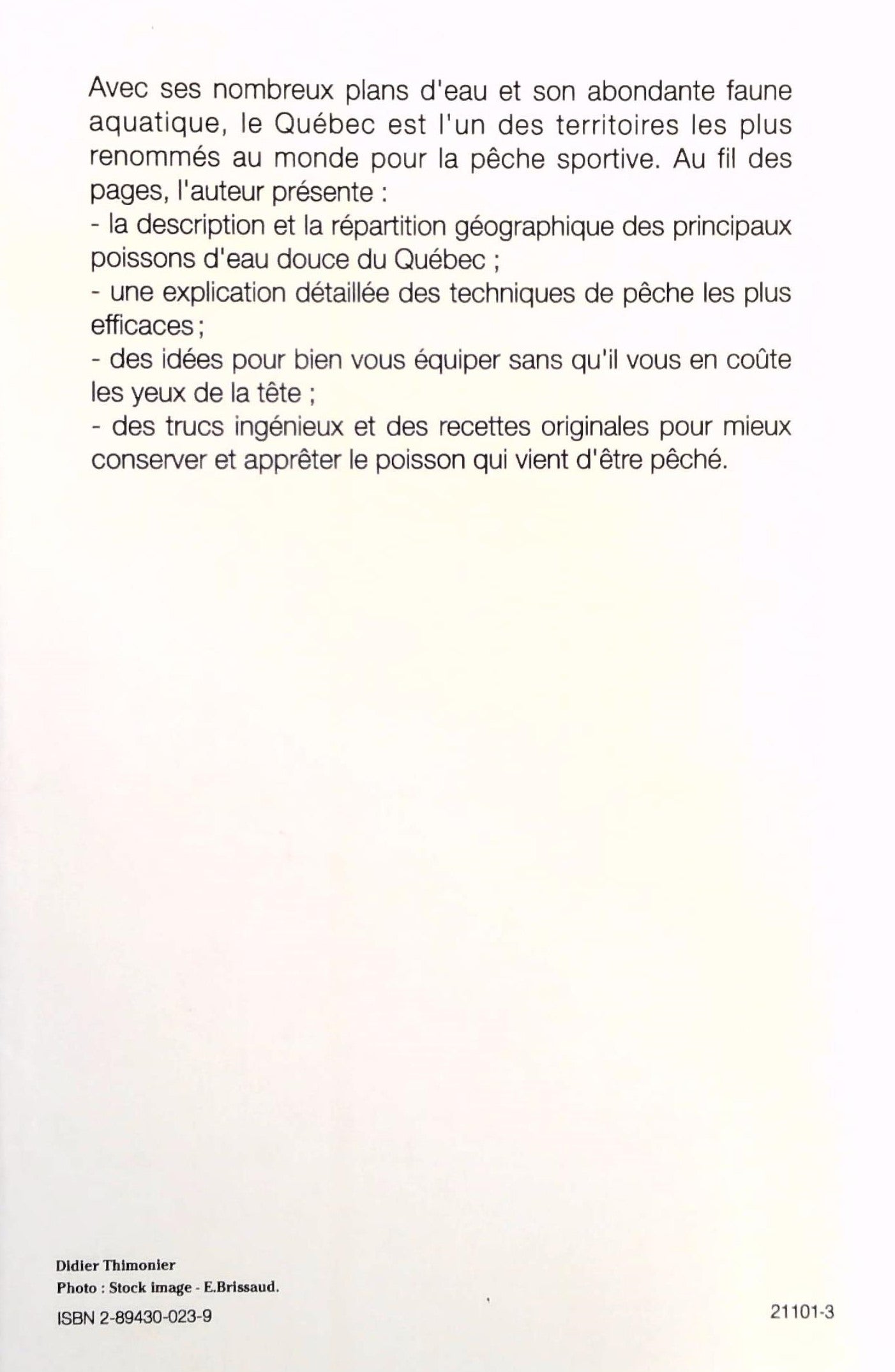 Le guide de la pêche au Québec (Jean Pagé)