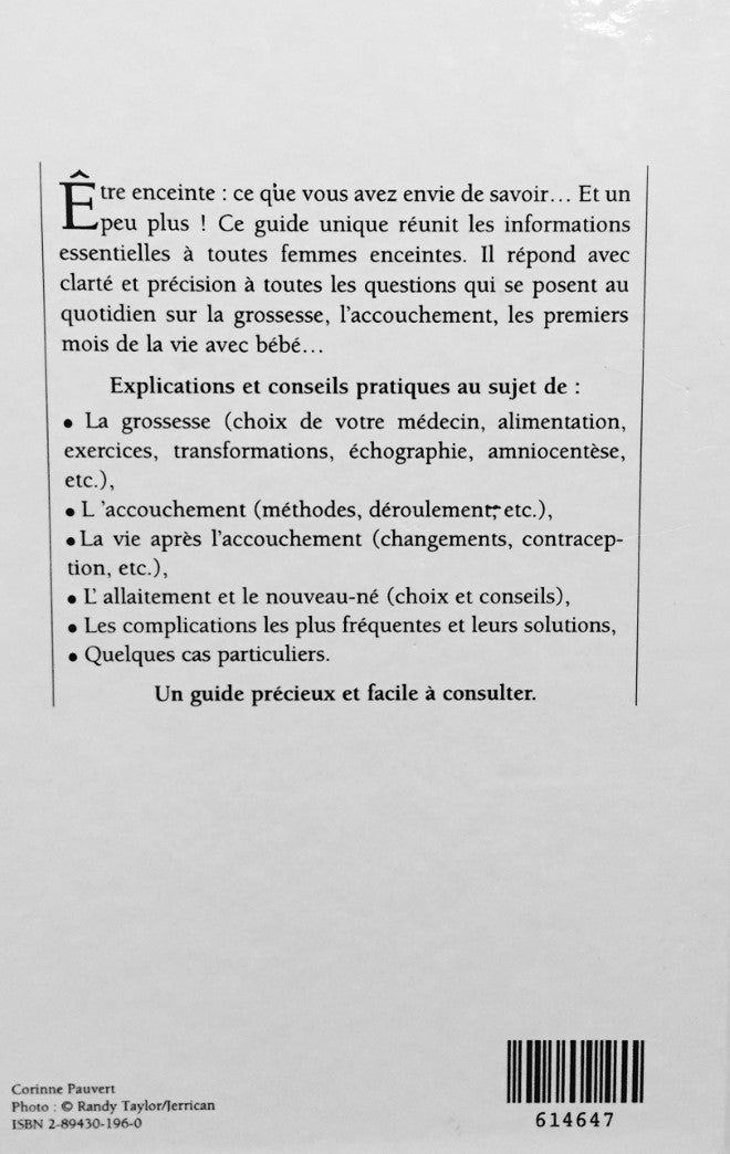 Livre Le guide de la future mère - Dr. Chantal Lacroix (Livre d'occasion) - ISBN 2894301960