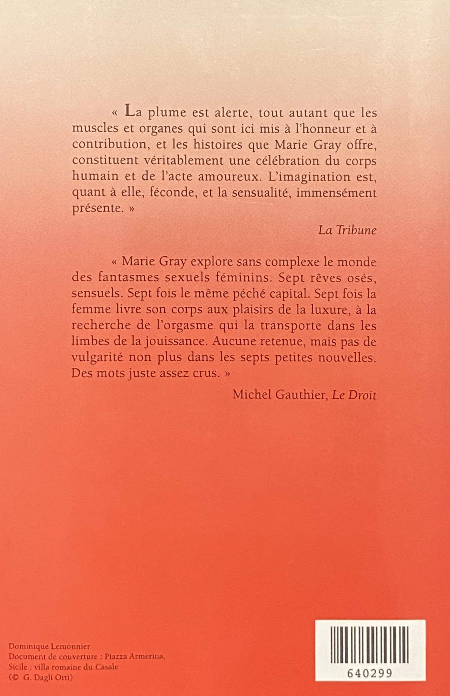 Livre Histoires à faire rougir : Nouvelles érotiques - Marie Gray (Livre d'occasion) - ISBN 28943...