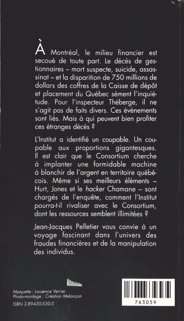 Livre L'argent de monde - Jean-Jacques Pelletier (Livre d'occasion) - ISBN 2894305303